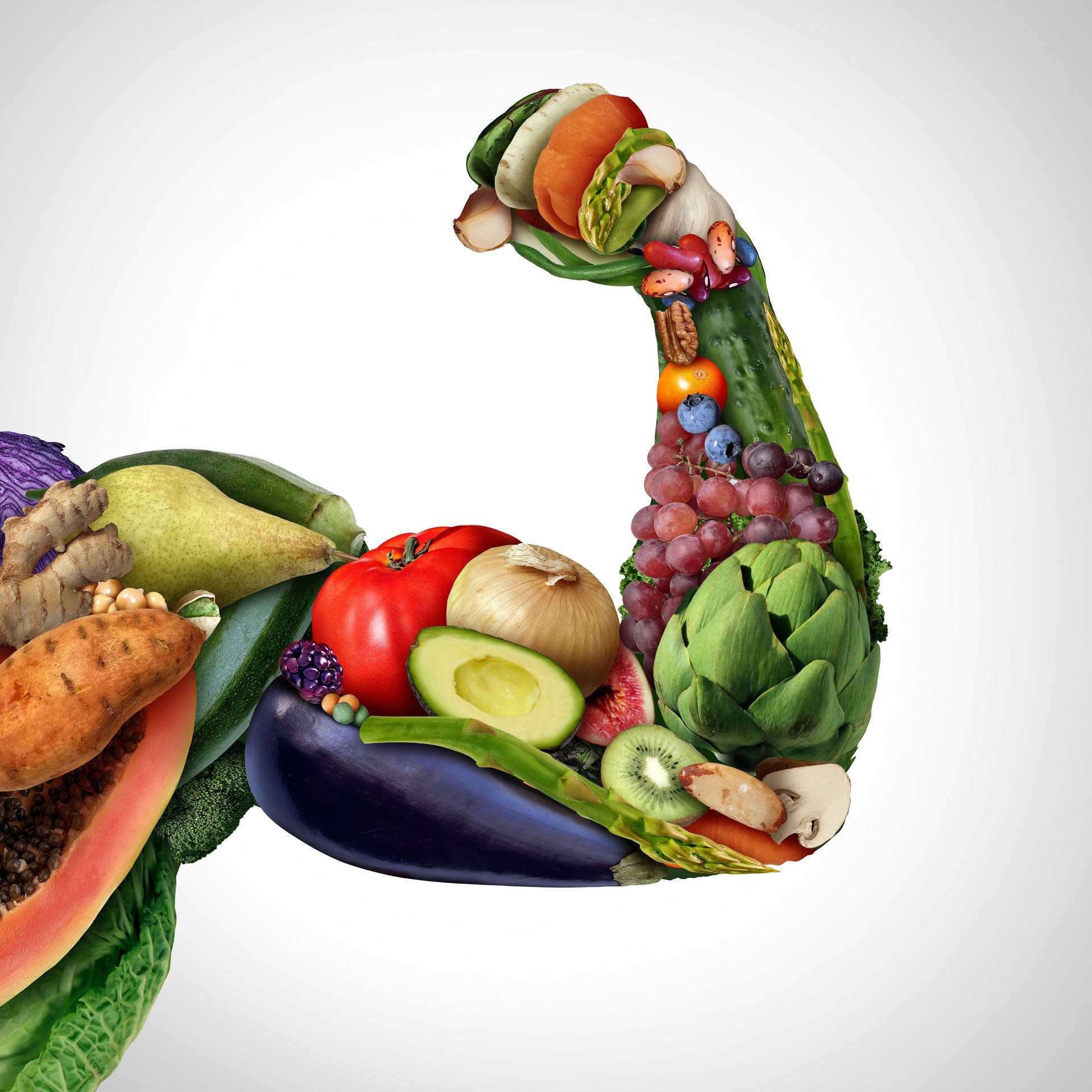 Obst und Gemüse Power